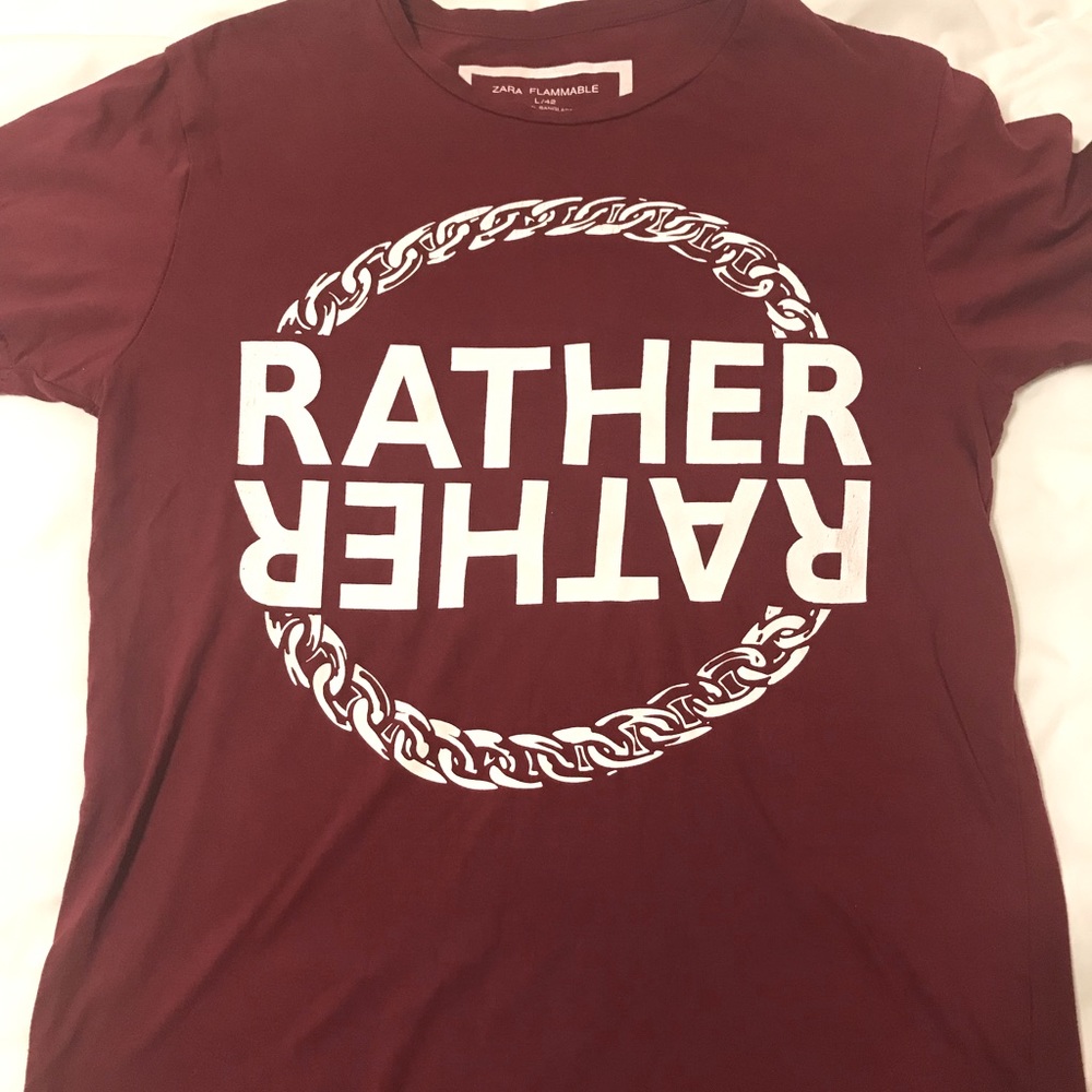 Zara Red Tee Shirt (bundle only)